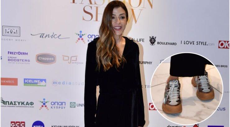Μάθαμε πόσα στοιχίζουν τα ugly sneakers της Ιφιγένειας Χουλιώτη 