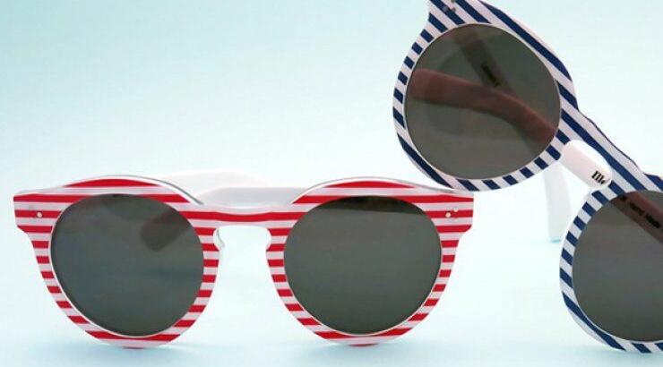 Γυαλιά ηλίου εμπνευσμένα από την αμερικανική σημαία