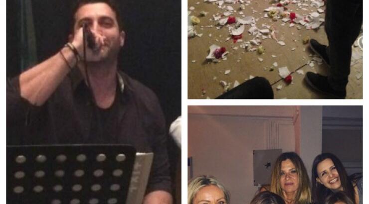 Κυριάκος Πελεκάνος: Πήρε μικρόφωνο, έσπασε πιάτα και γλέντησε με τις επώνυμες φίλες του