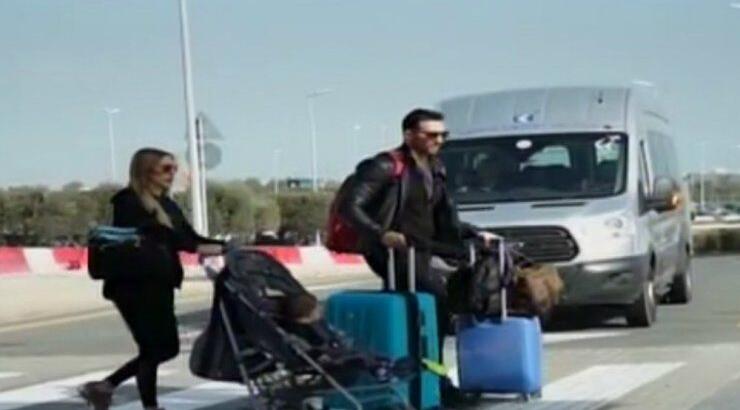 Κυριάκος Πελεκάνος: Τα πρώτα πλάνα από το αεροδρόμιο κατά την αναχώρησή του για Άγιο Δομίνικο