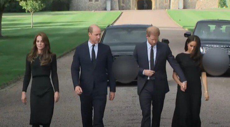 Ο William, η Kate, ο Harry και η Meghan έσμιξαν πρώτη φορά μετά τον θάνατο της Βασίλισσας [βίντεο]