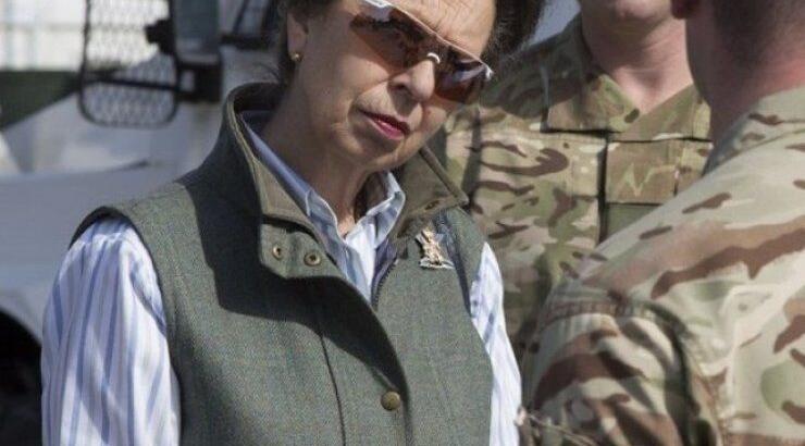 Η Πριγκίπισσα Άννα στην "πράσινη γραμμή"