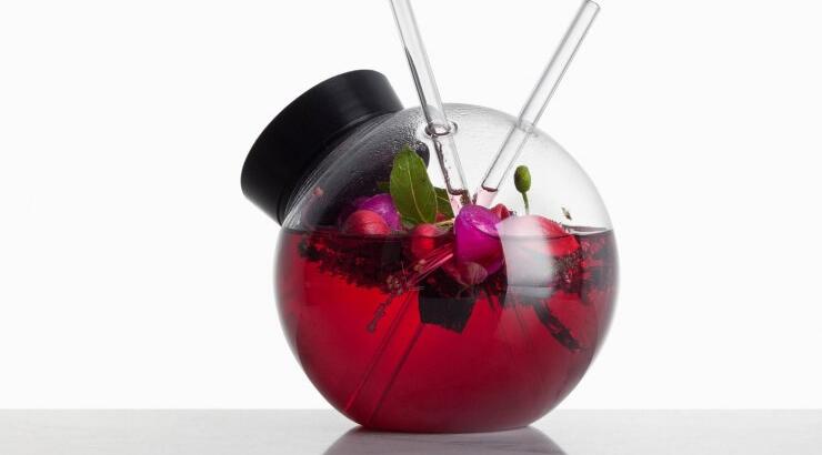 Σε στρογγυλό ποτήρι