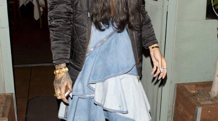 Rihanna: Για δείπνο χωρίς τον αγαπημένο της [εικόνες]