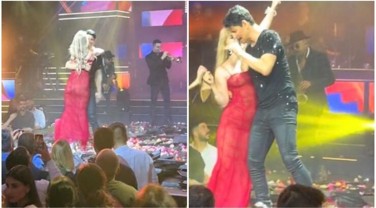 Η Κύπρια με εκατομμύρια likes στο ΤikΤok έτρεξε στη σκηνή και τραγούδησε με τον Ρουβά [βίντεο]