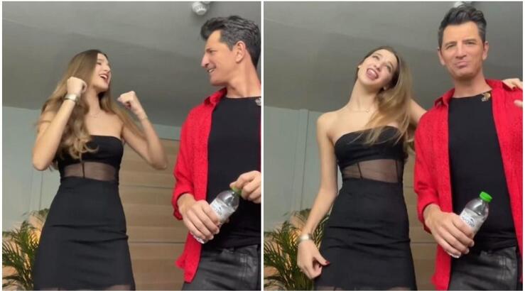 Σάκης Ρουβάς: Η κόρη του Αναστασία χορεύει και τραγουδάει μαζί του δικό του τραγούδι [βίντεο]