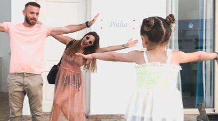 Δείτε την μικρή Αριάδνη να χορεύει στους ρυθμούς του Σάκη Ρουβά 