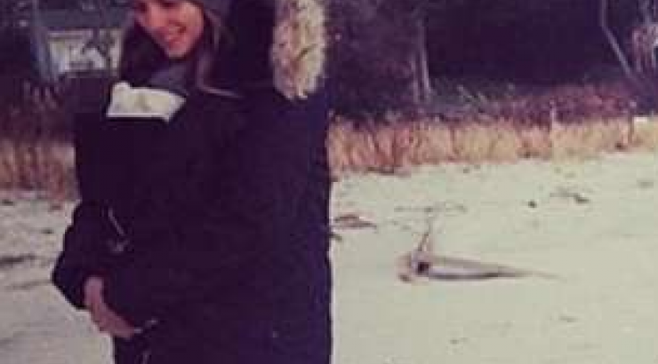 Σοφία Καρβελα: Με τον μικρό Νίκο στα χιόνια