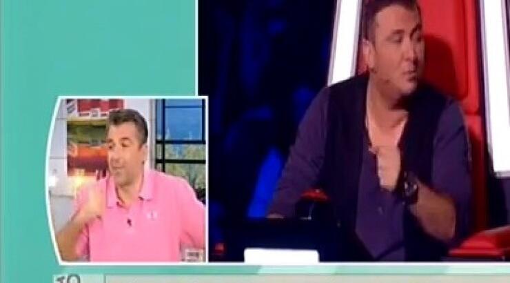 Ο Λιάγκας «απαντά» στα «αιχμηρά» σχόλια του Κωστόπουλου για το "The Voice" [video]