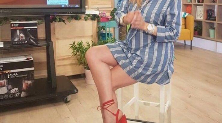 Η φωτογραφία της Χριστιάνας Αριστοτέλους από το σαλόνι της χθες το βράδυ