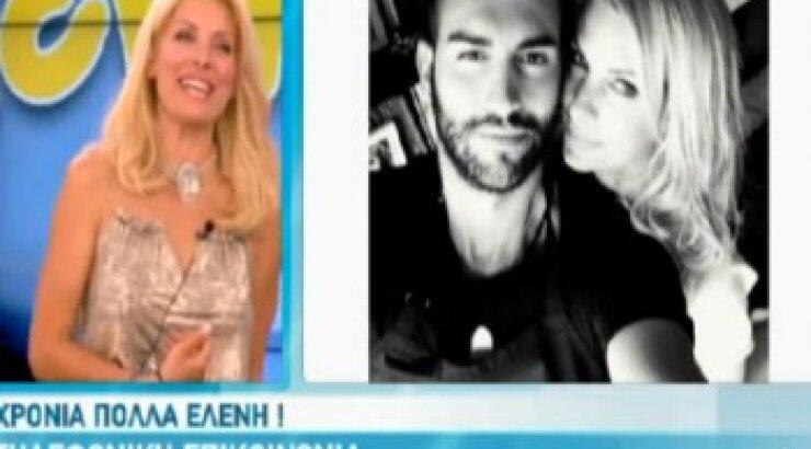 Ο αδελφός της Ελένης Μενεγάκη, βγήκε στην εκπομπή να της ευχηθεί