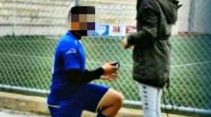 Η πρόταση γάμου μέσα στο γήπεδο από Κύπριο ποδοσφαιριστή