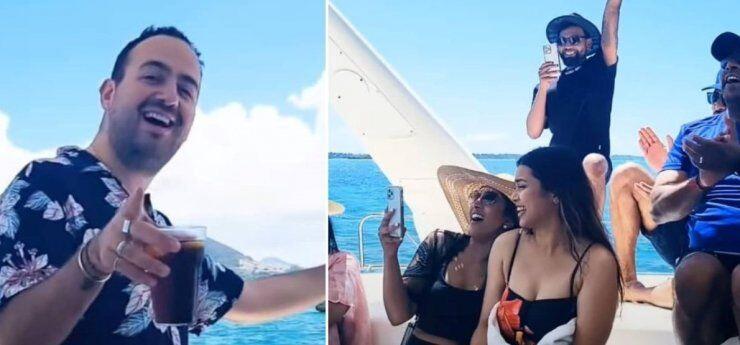 Μαυρίκιος Μαυρικίου: Τραγούδησε σε τουρίστες που έκαναν βαρκάδα στον Άγιο Μαυρίκιο και τον αποθέωσαν