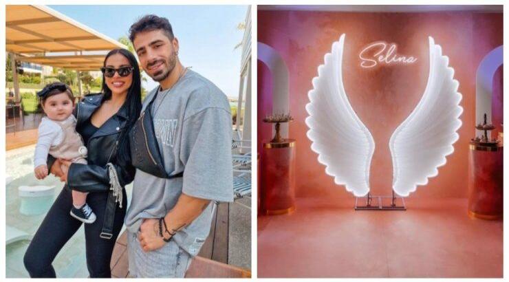 Στέφανη Σόλωνος – Ανδρέας Νικολάου: Βάφτισαν την κόρη τους [εικόνες]