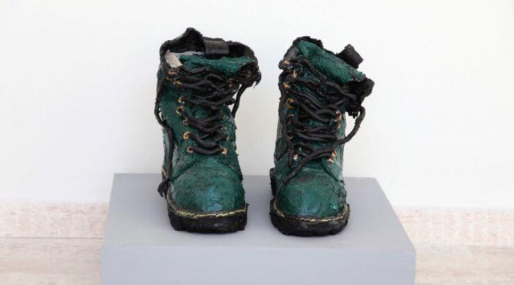 Γλυπτά από χρώμα στο Hilton Αθηνών