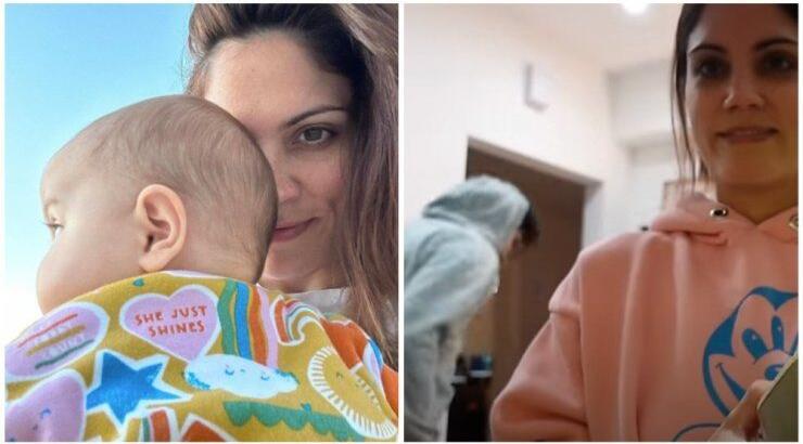 Μαίρη Συνατσάκη: Μας έδειξε το cute στιγμιότυπο όπου ο σύντροφός της παίζει σαν παιδί με την κόρη τους