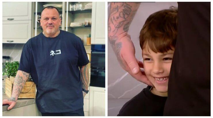 Δημήτρης Σκαρμούτσος: Στο πλατό της Φαίης με τον γλύκα γιο του [βίντεο]