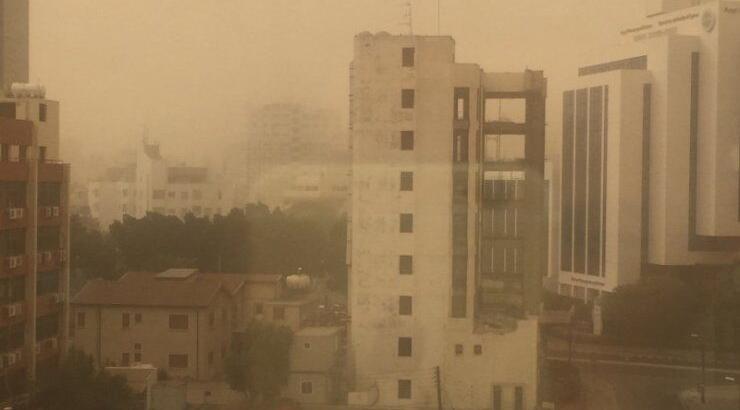  Aυξημένη η σκόνη στην ατμόσφαιρα