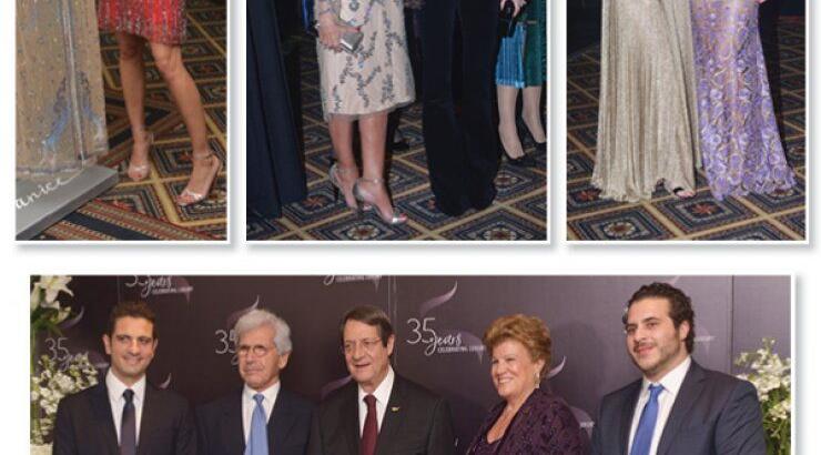 Στο cocktail party για τα 35 χρόνια της εταιρείας Vassos Eliades Accessories Ltd