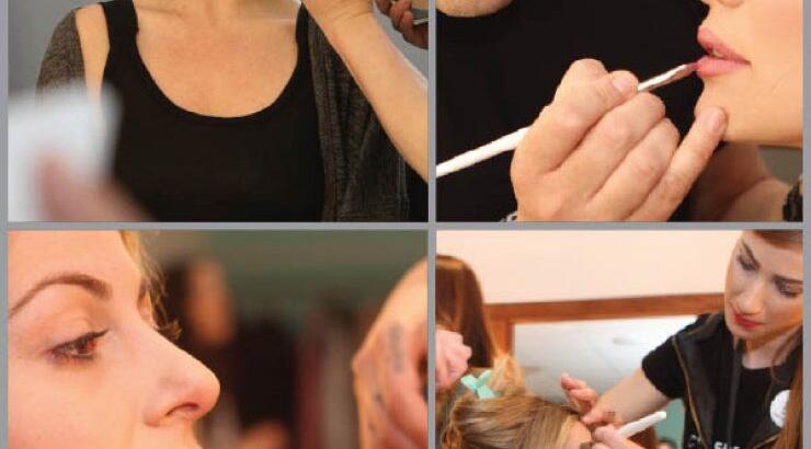 Backstage λίγο πριν από την απονομή των βραβείων Madame Figaro Γυναίκες της Χρονιάς 2014