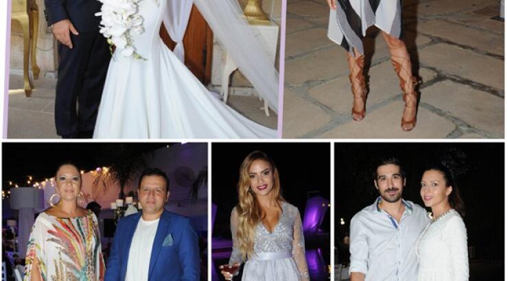 Καραντώνη - Σκουρουμούνης: Οι επώνυμοι που βρέθηκαν στο γάμο τους