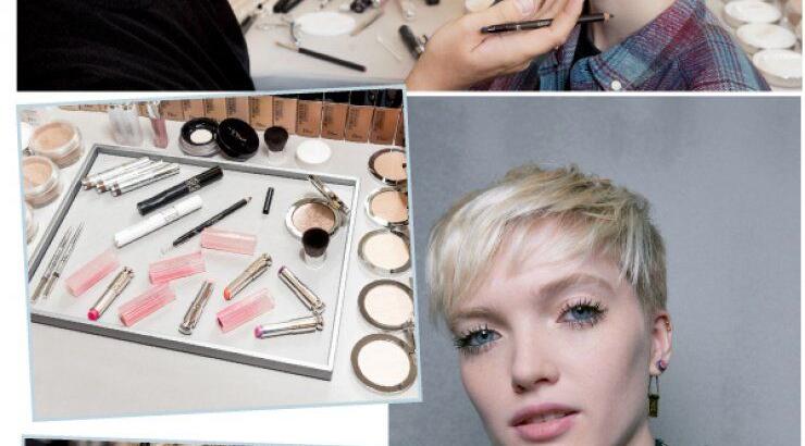 Ο οίκος Dior παρουσιάζει μακιγιάζ για την επίδειξη μόδας Ready-to-Wear