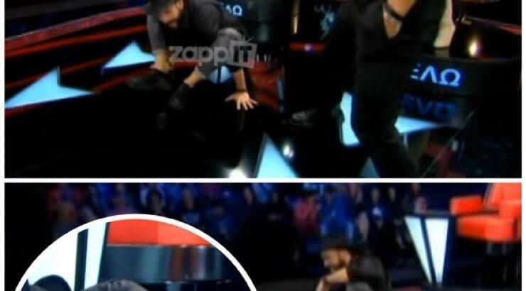 Το ατύχημα του Πάνου Μουζουράκη στην προσπάθεια του να διεκδικήσει διαγωνιζόμενη