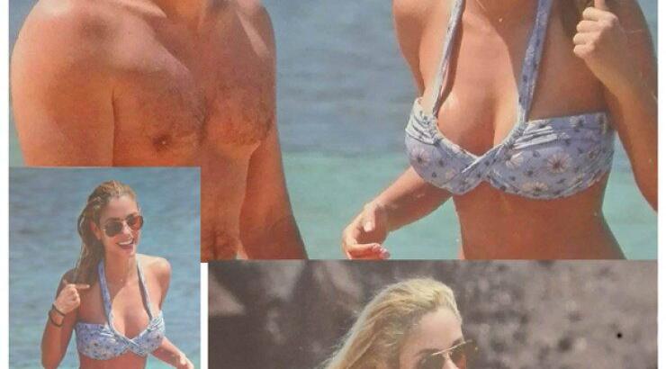 Η Δούκισσα ερωτοτροπεί στην παραλία!