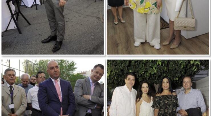 Στα εγκαίνια του Κέντρου "Φωλιά"