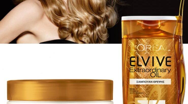 Περιποιηθείτε τα μαλλιά σας με τις νέες σειρά Elvive Extraordinary Oil 
