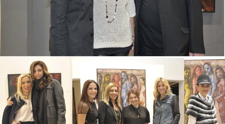 Οι επώνυμοι που βρέθηκαν στα εγκαίνια της έκθεσης του Κίκου Λανίτη