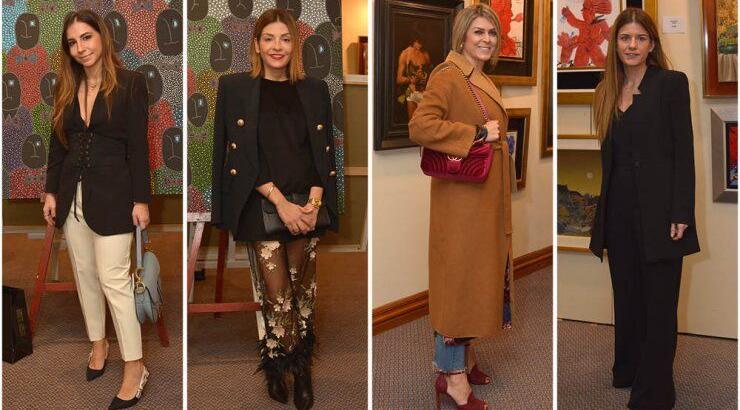 Στα εγκαίνια της έκθεσης από την Galerie Lefakis στην Κύπρο