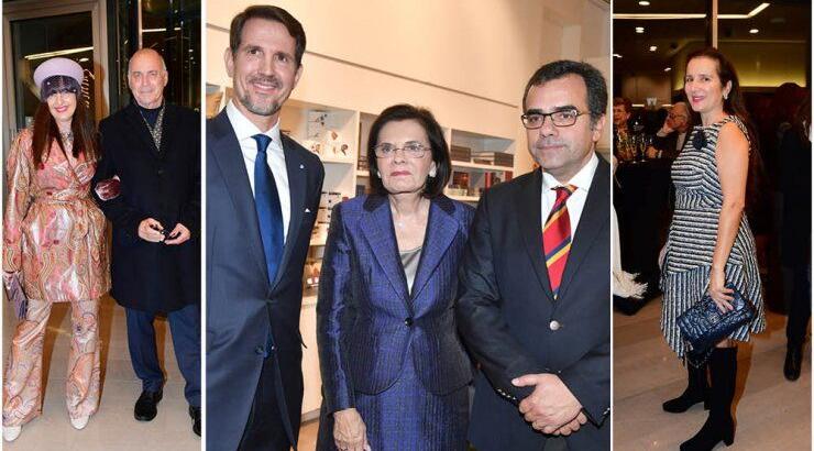 Ο Πρίγκιπας Παύλος στα εγκαίνια της έκθεσης "Ιστορίες Χρυσού" στη Λεβέντειο Πινακοθήκη