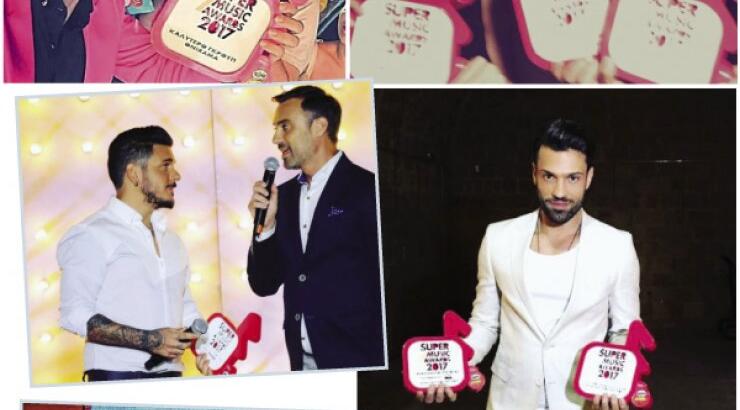 Τα βραβεία "Super Music Αwards 2017 with Pringles" μέσα από τα social media των καλλιτεχνών και των νικητών της βραδιάς