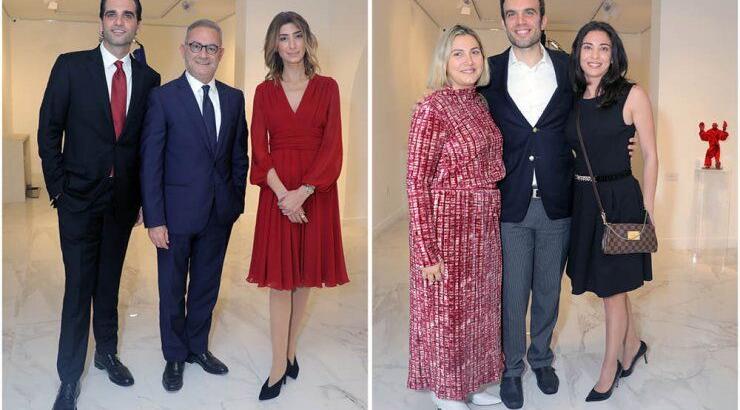 Στην Golden Gallery by Kapatays για τα εγκαίνια της έκθεσης του Γιώργου Λάππα