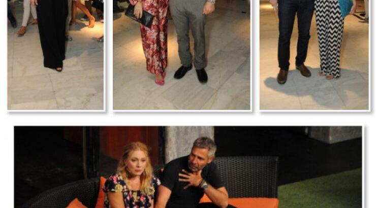 Στην πρεμιέρα της παράστασης "Το ψέμα" με Θοδωρή Αθερίδη και Σμαράγδα Καρύδη