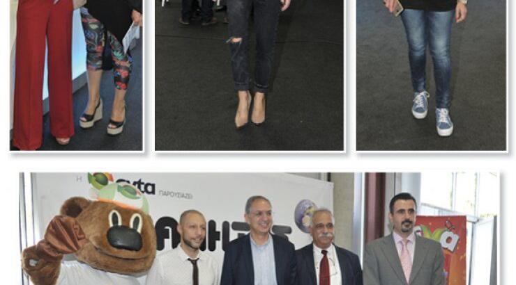 Στα εγκαίνια της έκθεσης "Ο Πλανήτης σε Χρειάζεται"