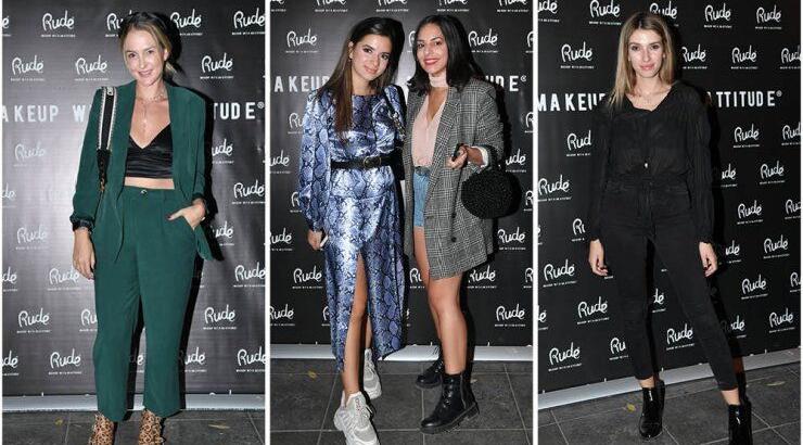 Στην παρουσίαση της νέας μάρκας καλλυντικών Rude Cosmetics