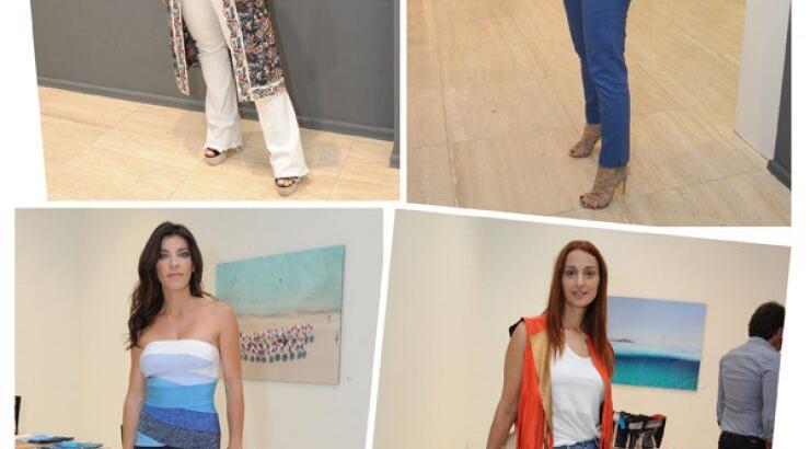 Στα εγκαίνια της έκθεσης φωτογραφίας της Μαρίνας Βερνίκου