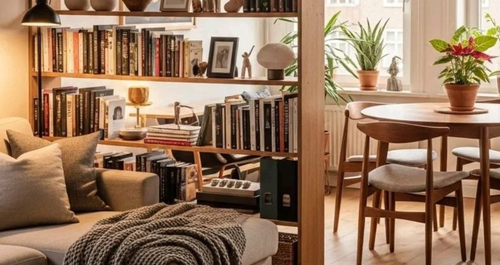 Πώς να τα βάλεις όλα σε ένα μικρό, ανοιχτό σαλόνι