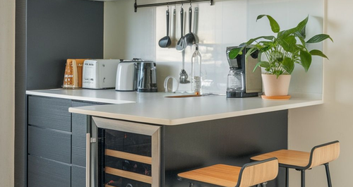 Μια πολύ καλή ιδέα για μικρές κουζίνες