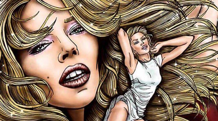 H Kylie έγινε comic!