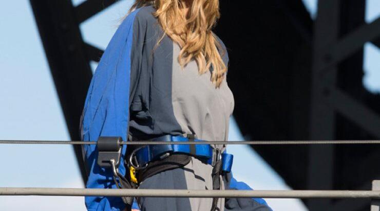 Heidi Klum: Δείτε που σκαρφάλωσε [εικόνες]