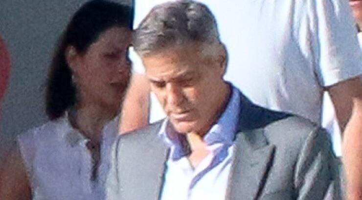 George Clooney: Γυρίζει διαφήμιση στο σπίτι του [εικόνες]