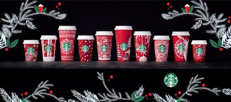 Για πρώτη φορά τα κόκκινα ποτήρια της Starbucks με σχέδια φτιαγμένα από τους πελάτες της  