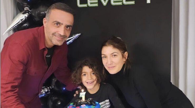 Mιχάλης Σοφοκλέους - Παναγιώτα Ιακώβου: Το πάρτι για τα 7α γενέθλια του γιου τους [εικόνες]