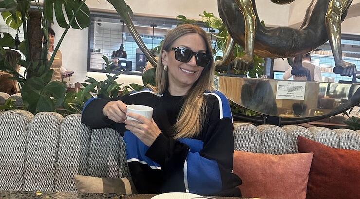 Έλλη Κοκκίνου: Το απολαυστικό γεύμα σε εστιατόριο της Λευκωσίας [εικόνες]