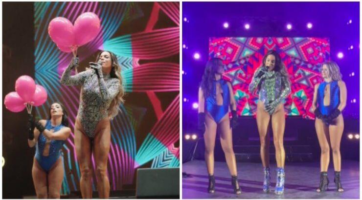 Κατερίνα Στικούδη: Είναι έγκυος και το ανακοίνωσε στη σκηνή στη συναυλία με την Aguilera [βίντεο]