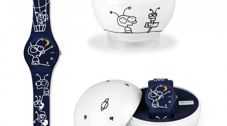 O Moby σχεδιάζει Swatch