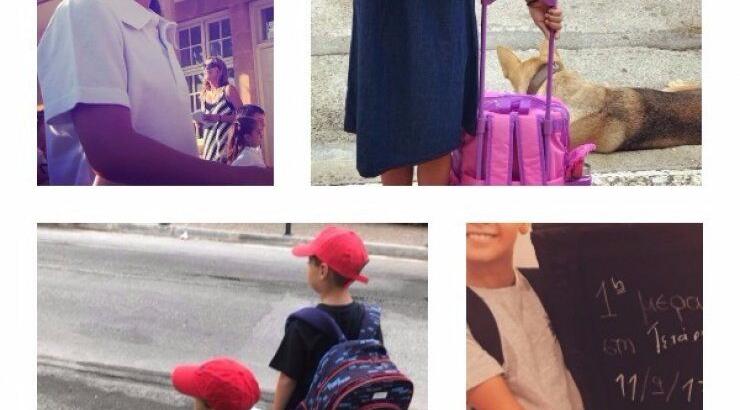 Πως οι επώνυμοι εύχονται στα παιδιά τους για την πρώτη μέρα στο σχολείο